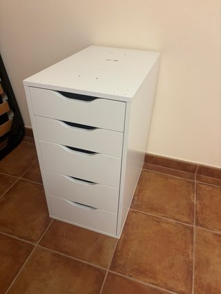 Escritorio IKEA ALEX Marrón y Blanco
