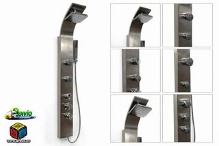 COLUMNA TERMOSTATICA HIDROMASAJE INOX CAPRI