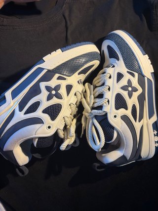 Scarpe Louis Vuitton Beige/Blu
