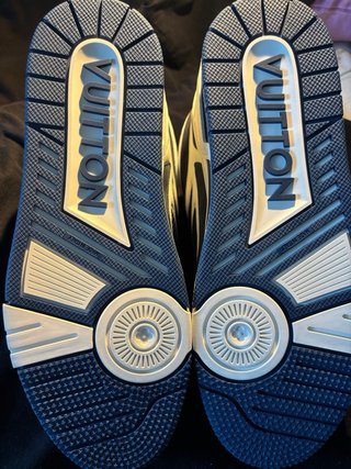 Scarpe Louis Vuitton Beige/Blu