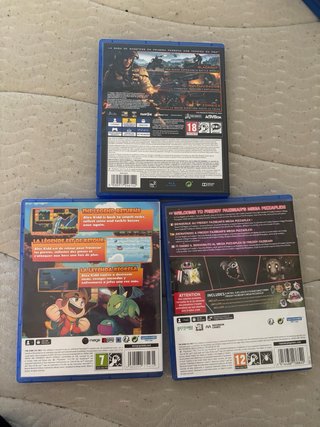 Pack 3 Juegos PS5/PS4 (precio negociable)