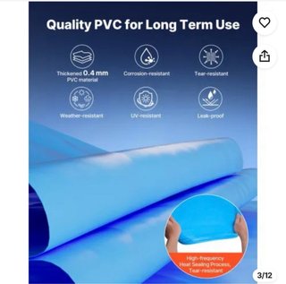 Revestimiento Piscina Ovalada VEVOR PVC