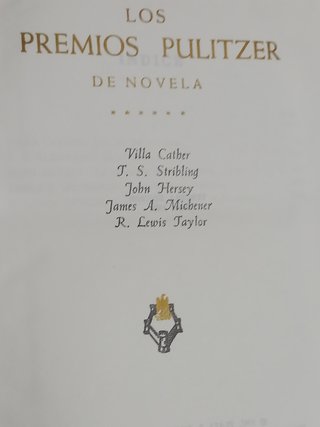 Colecc 10 libros. LOS PREMIOS PULITZER DE NOVELA