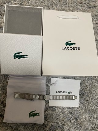 Pulsera Lacoste Plata
