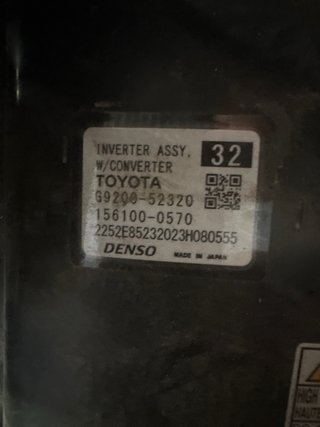 Inversor Híbrido Toyota Denso G9200-52320 Original