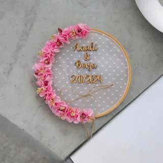 Bastidor porta alianzas personalizado