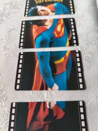 Raro set di carte telefoniche puzzle Superman