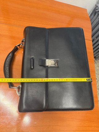 Maletín Piquadro Negro Piel