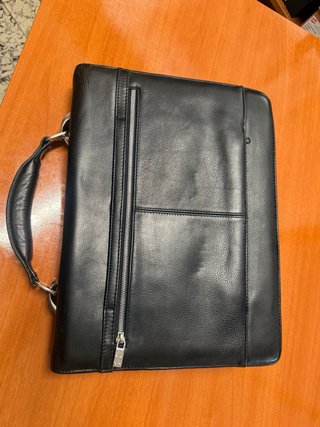 Maletín Piquadro Negro Piel
