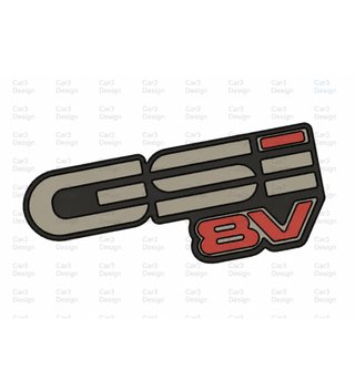 OPEL KADETT GSI 8V EMBLEMA TRASERO [Y DETALLE]