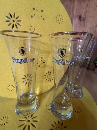 Servizio 6 Bicchieri Birra Jupiler