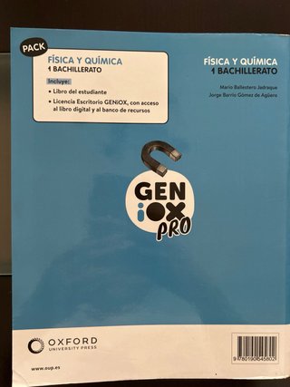 Física y Química 1 Bachillerato