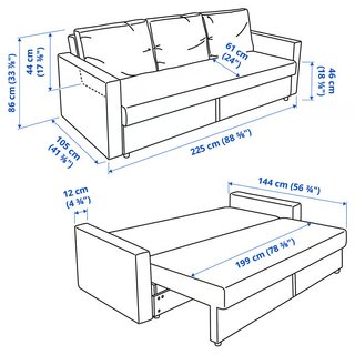 Sofá cama IKEA FRIHETEN