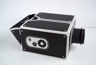 Proyector teléfono móvil cartón con lente cristal