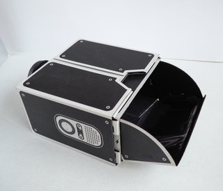 Proyector teléfono móvil cartón con lente cristal