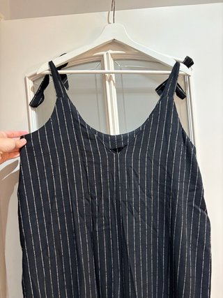 Mono mujer negro rayas L/XL como nuevo