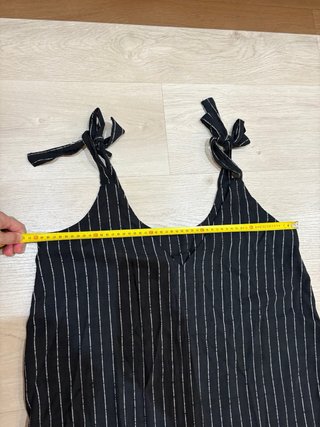 Mono mujer negro rayas L/XL como nuevo