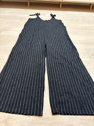 Mono mujer negro rayas L/XL como nuevo