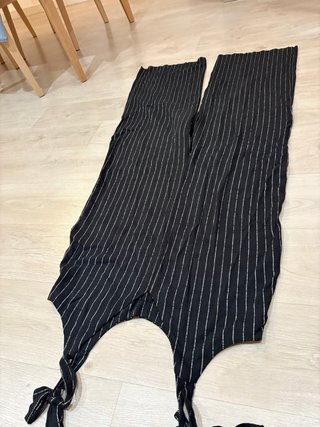 Mono mujer negro rayas L/XL como nuevo