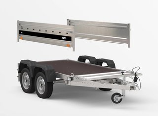 NUEVO: Remolque plegable basculante 750 kg