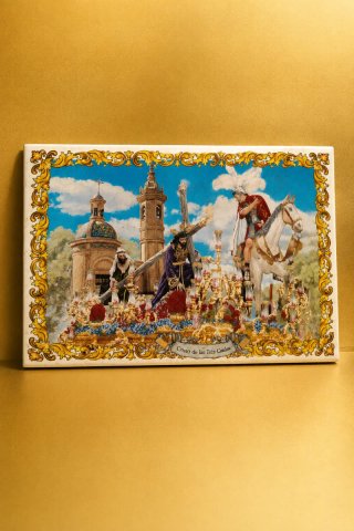 Azulejo Decorativo Cristo de las Tres Caídas