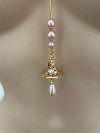 Collar Vivienne Westwood Perlas Rosas