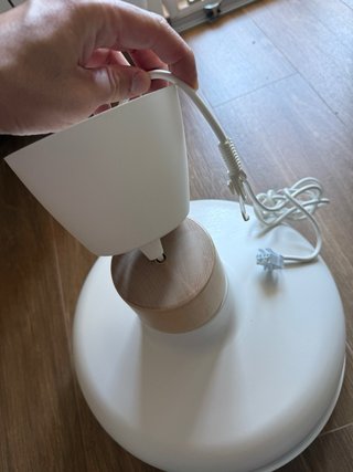 Lámpara techo blanca (incluye bombilla)