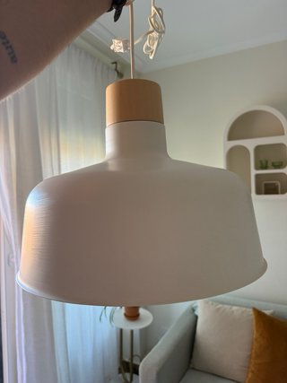 Lámpara techo blanca (incluye bombilla)