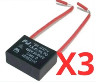 3 Condensador Capacitor CBB61