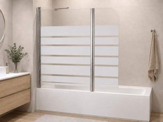 MAMPARA BAÑERA 2H 120 x 140 cm (IZQ)