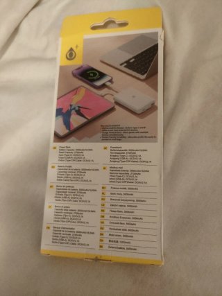 TOP Power Bank 5000mAh con Cable Integrado