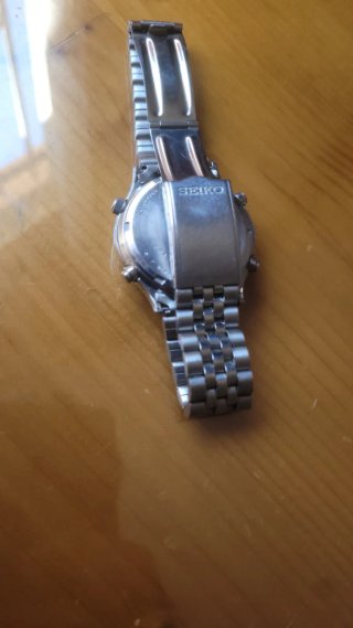 Seiko 7A38-7260 Cronógrafo Cuarzo Negro