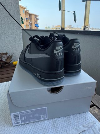 Nike Air Force 1 GS nere/grigie tg. 36.5