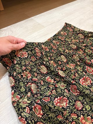Falda larga mujer estampada 44 buen estado