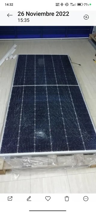 Conjunto Pack de 2 Paneles Solares 570W+570W