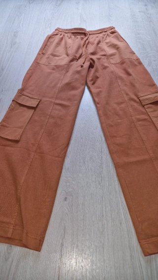 Pantalón Cargo Zara Efecto Lavado Zara
