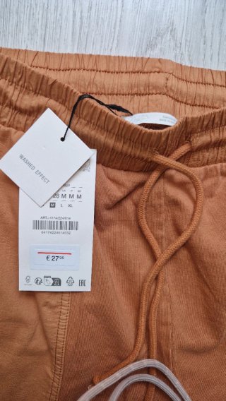 Pantalón Cargo Zara Efecto Lavado Zara