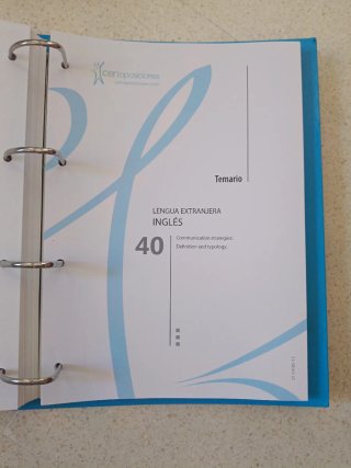 Temario Oposiciones Inglés Secundaria