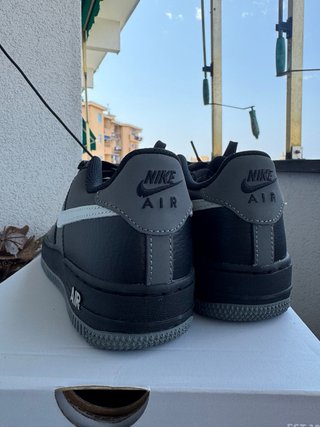 Nike Air Force 1 GS nere grigie taglia 36.5