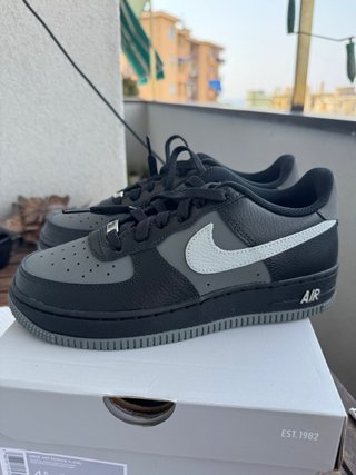 Nike Air Force 1 GS nere grigie taglia 36.5