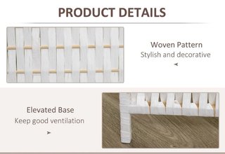 Biombo separador de ambientes blanco