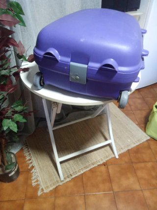 Maleta Rígida Morada 68x42x25