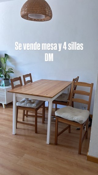 Mesa comedor y sillas