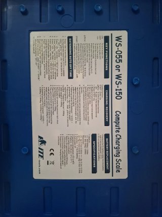 Báscula WS-150 Compute Charging Scale con maletín
