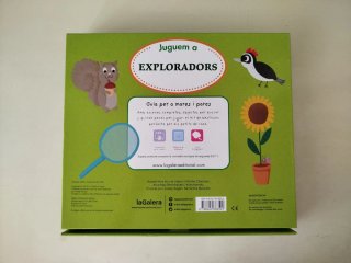 Juguete Exploradores con libro y puzzle