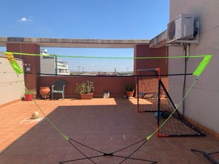 Pista de bádminton.