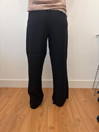 Pantalones negros de lino