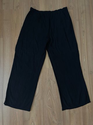 Pantalones negros de lino