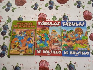 Lote 3 libros de fábulas infantiles