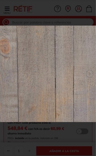 Mostrador madera maciza heritage para negocio